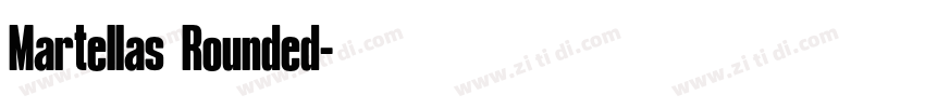 Martellas Rounded字体转换